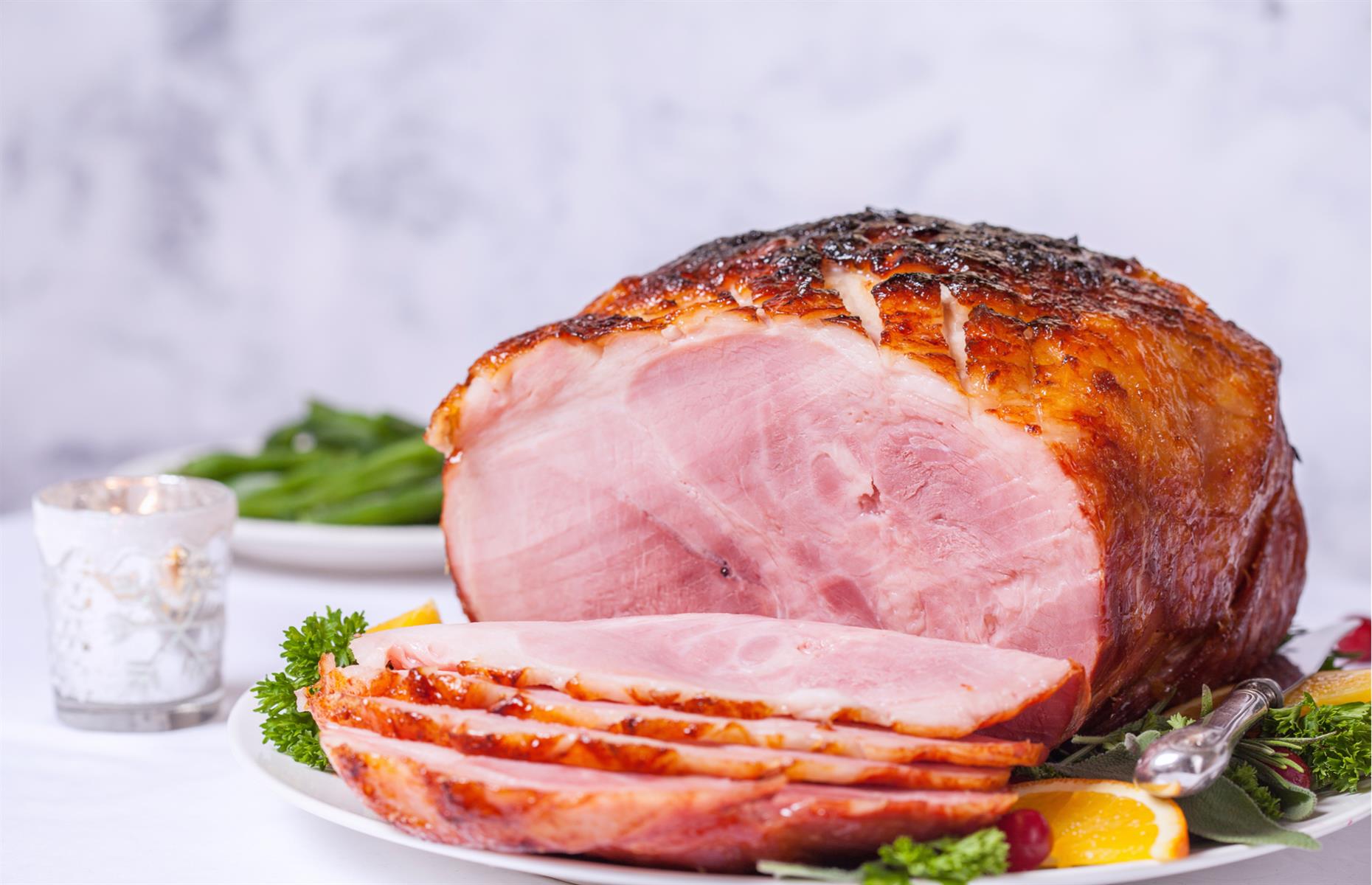 Festive ham